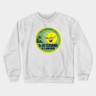 1955 Sunshine City, St. Petersburg Florida Crewneck Sweatshirt